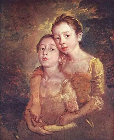 Portrait of the Artist's Daughter with a Cat Thomas Gainsborough